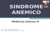 Sindrome anemico 2013