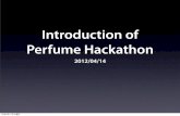 Perfume hackathon