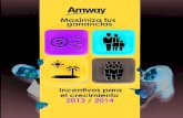 Plan de Incentivos Amway Colombia 2013 - 2014