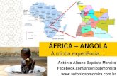 Angola, minha experiência e as organizações