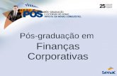 Pós-graduação em Finanças Corporativas- Centro Universitário Senac