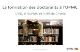 Présentation de la formation BUPMC doctorants aux Journées d’études « Les doctorants et l’information scientifique »