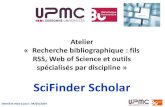 Doctorat sciences - Outil de recherche (chimie) : SciFinder Scholar