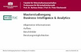 Business Intelligence & Analytics. Master an der TU Chemnitz.