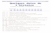 Dates de l'histoire en France, en Bretagne et à Roscoff