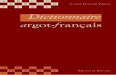 Vidocq - Dictionnaire argot-français