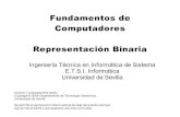 Fundamentos de Computadores. Representación Binaria