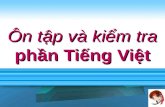 Ôn tập và Kiểm Tra Phần Tiếng Việt