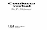 Skinner - Conducta Verbal
