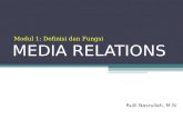 Definisi Media Relations