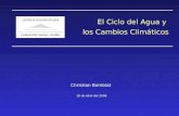 Ciclo de Agua y Calentamiento Global CEDSIP 2
