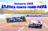 Annuario 2008 Atletica Cento Torri Pavia