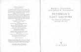 Feynman's Lost Lecture