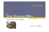 5 CINCO HORAS CON MARIO-Delibes-La novela española después del 36