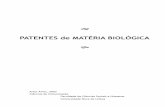Patentes de Matéria Biológica