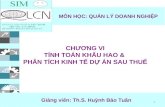 QLDN-Bai 6 Tinh Toan Khau Hao & Phan Tich Du an Sau Thue