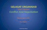 Tugasan Gelagat Organisasi - Conflict & Negotiation