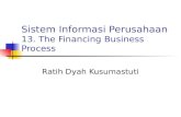 13. The financing business process