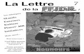 La Lettre de la FFJdR n.7 - septembre 1999