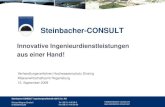 Firmenprofil Steinbacher-Consult, Projektbewerbung