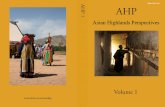 Asian Highlands Perspectives. 2009. Volume 1
