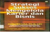 6644507 Strategi Sukses Mengelola Karier Dan Bisnis Johanes Lim Bhs Indonesia
