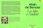 Les Idées à l'Endroit – Alain de Benoist