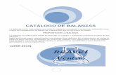 CATÁLOGO DE BALANZAS