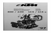 Reparaturanleitung 1997 Motor KTM LC4 400 620