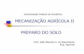 Preparo Periodico Do Solo - Mecanizacao Agricola