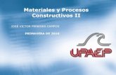 Materiales y Procesos Constructivos II
