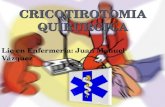 Intubacion Orotraqueal.cricotirotomia Quirurgica