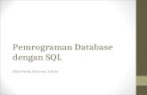 Pemrograman Database Dengan SQL