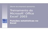Treinamento Excel_Funções Estatísticas