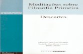 Descartes - Meditações sobre Filosofia Primeira