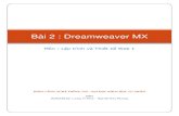 Bai 2 - Dreamweaver MX
