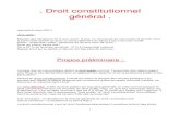 Droit constitutionnel général