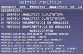 ANALÍTICA CLASES Química Analítica2007 IER SEMESTRE