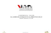 Etiqueta Glamour y Protocolo