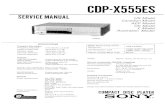 Sony Cdp x555es