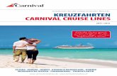 Kreuzfahrten von Carnival Cruise Lines - Deutschland - auf einen Blick - SAISON 2011/2012