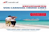 Kreuzfahrten von Carnival Cruise Lines - Schweiz - auf einen Blick - SAISON 2011/2012