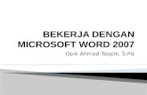 Bekerja Dengan Microsoft Word 2007
