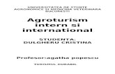 AGROTURISM INTERN SI INTERNATIONAL