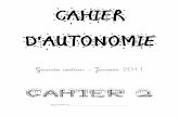 Cahier Autonomie n.2 GS