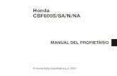 Manual CBF 600 S