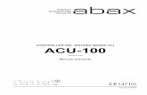 SATEL acu100 it Manuale