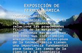 EXPOSICIÓN DE TERMODINÁMICA