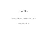 P4 Operasi Basis Elementer (OBE)
