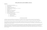 TALLERDELECTORES PROGRAMA 2011